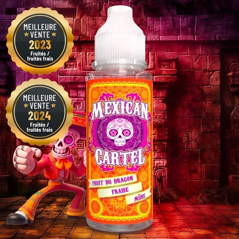 Fruit du Dragon Fraise Mûre MEXICAN CARTEL 100ML