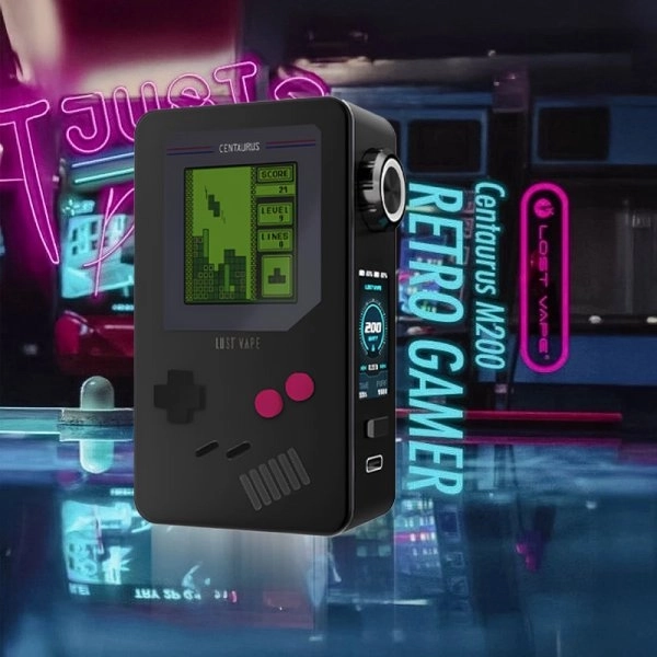 Box Centaurus M200 Retro Gamer Black Limited Edition LOST VAPE