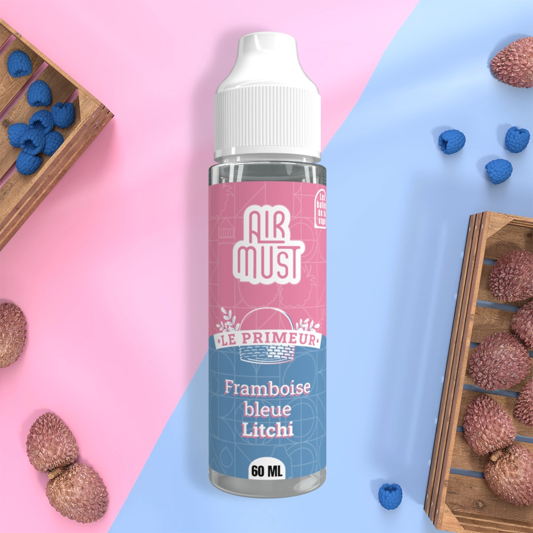 Framboise Bleue Litchi LE PRIMEUR AIRMUST 60ML