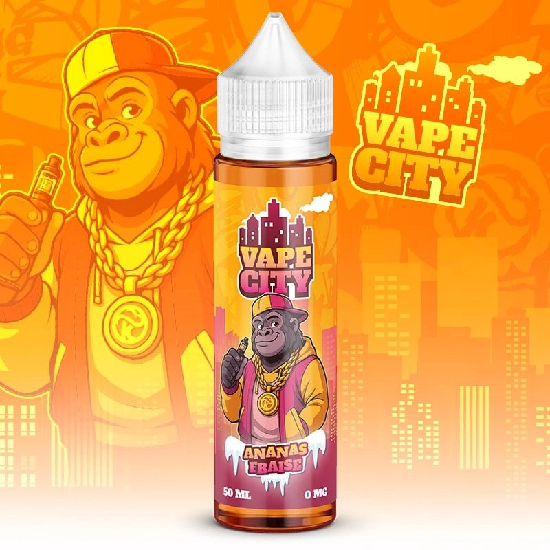 Ananas Fraise VAPE CITY 50ML