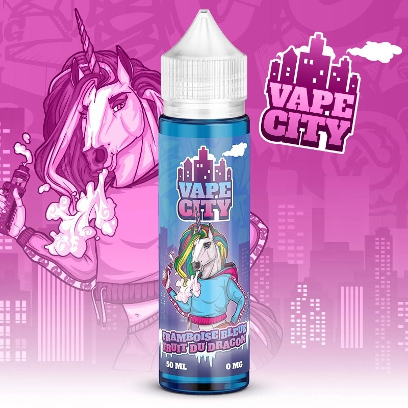 Framboise Bleue Fruit du Dragon VAPE CITY 50ML