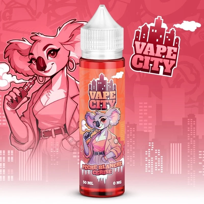 Pêche Blanche Cerise VAPE CITY 50ML