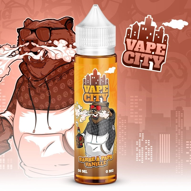 Barbe à Papa Vanille VAPE CITY 50ML